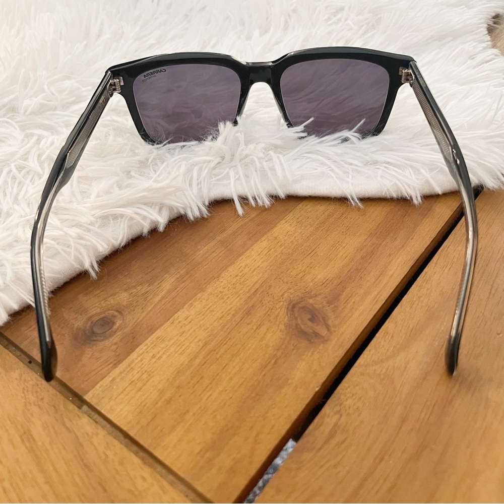 Carrera Sunglasses Square Frames Black Unisex Men… - image 4